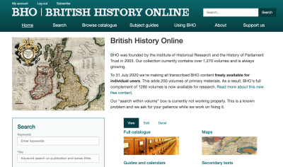 The BHO homepage.png