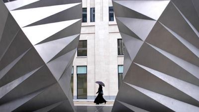 Art installation in a street