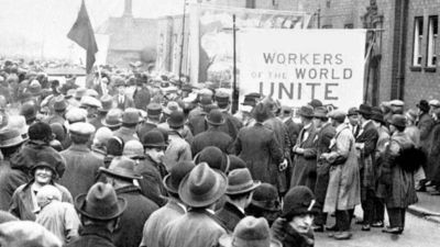 Union protest