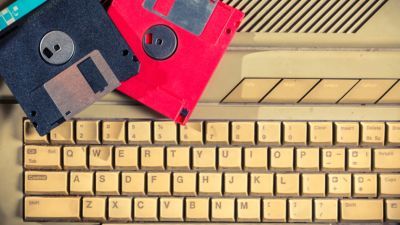 Keyboard and Floppy Disks